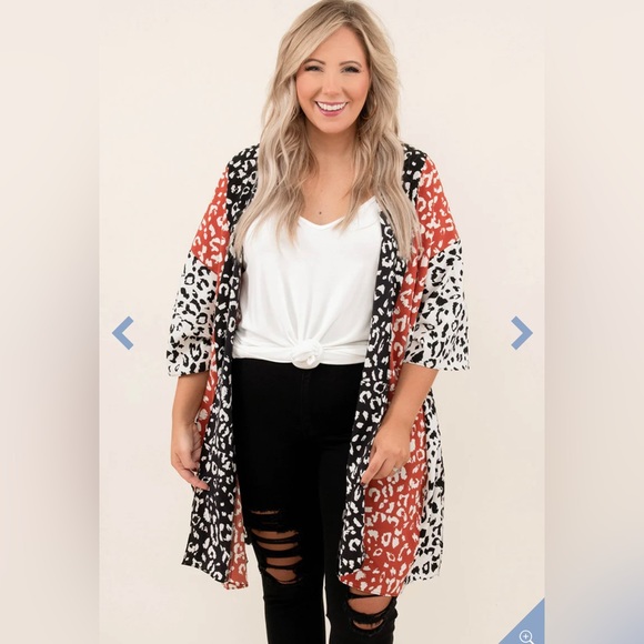 Chic Soul Leopard Kimono - Picture 1 of 4